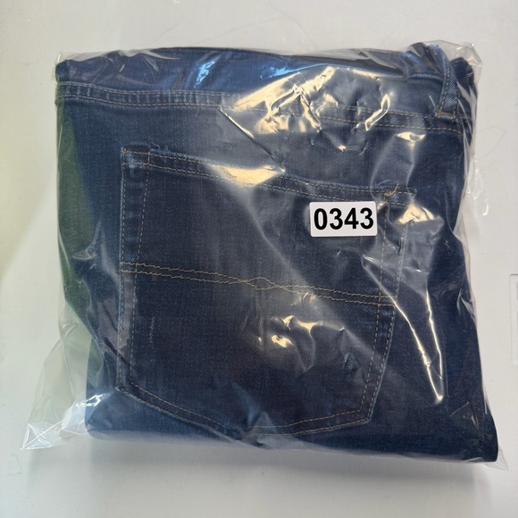 Lucky Brand Jeans Mens 42 Blue 110 Slim Straight Dark Wash Stretch - Picture 15 of 15